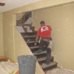 Stairway in Progress in Feeding Hills